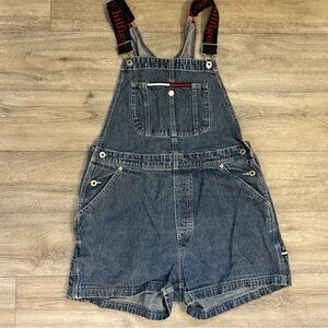 Tommy Hilfiger Overall Jean Shorts
